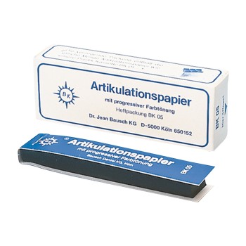 Artikulationspapier blau BK 05 Heftchen