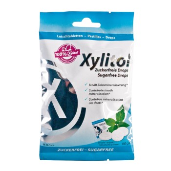 Xylitol Drops minze 60G 26St