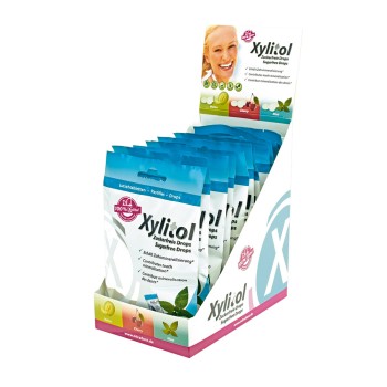 Xylitol Drops minze Display  12St