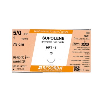 Supolene grün gefl.5/0 HRT18 3Dtz