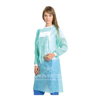 Patientenkittel blau Gr. M     50St