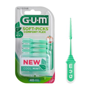 GUM Soft-Picks Minty medium  40St