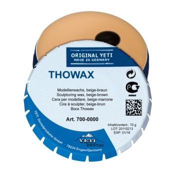 Thowax Modellierwachs beige-braun 70g