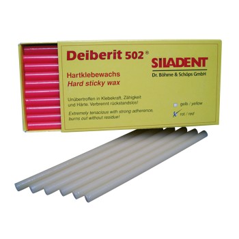 Deiberit Klebewachs 10 Stg rot Pa