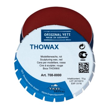 Thowax Modellierwachs rot 70g