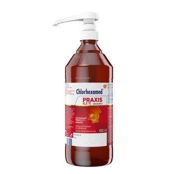 Chlorhexamed PRAXIS 0,2 alk.frei 600ml @