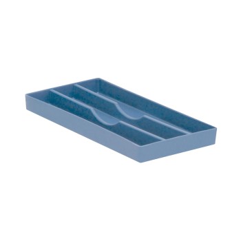 Cabinet Tray 3 Lange Fächer blau St