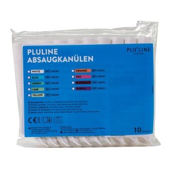 PLULINE ABSAUGKANÜLEN white, 10Stk