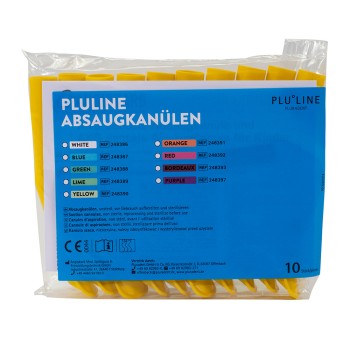 PLULINE ABSAUGKANÜLEN yellow, 10Stk