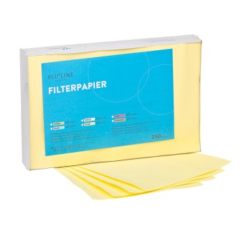 PLULINE FILTERPAPIER 18x28cm gelb, 250St