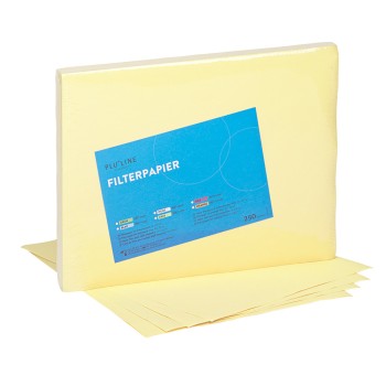 PLULINE FILTERPAPIER 36x28cm gelb, 250St