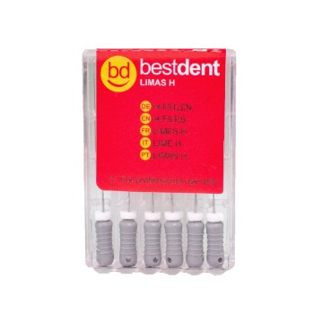 H-Files N.08 21mm Bestdent  6St