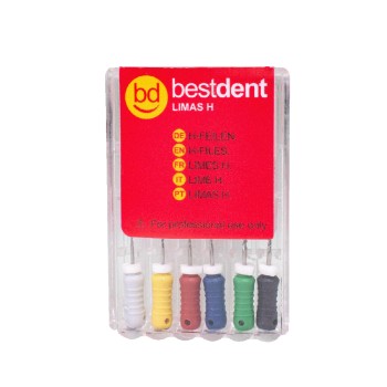 H-Files N.15-40 21mm Bestdent  6St