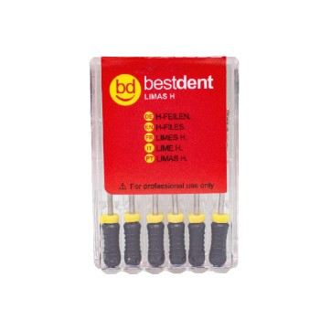 H-Files N.80 25mm Bestdent  6St