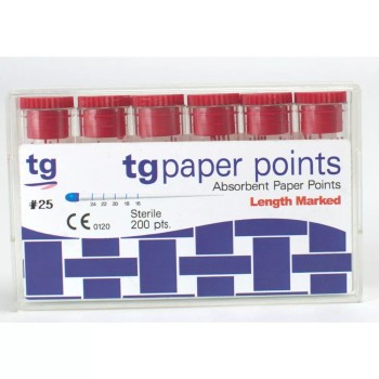 tg Absorb. Paper Pts. S.25 red 200pcs