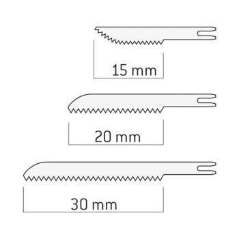 Sägeblatt reziprok 15mm f. S-8 R  5St