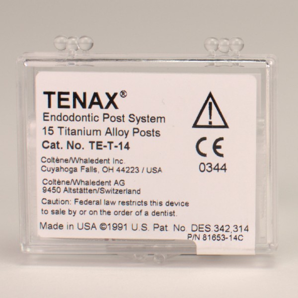 Tenax Titanstifte 1,4mm rot 15St