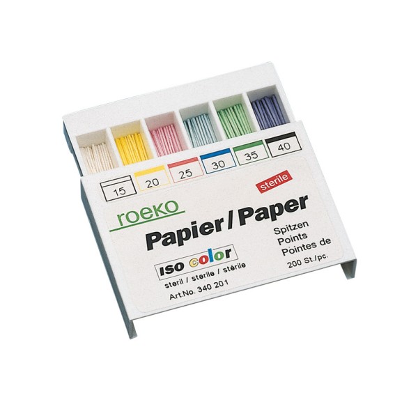 Papierspitzen color ISO  45 300St