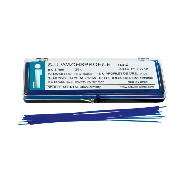 Wachsprofile 0,8mm S-U 25g