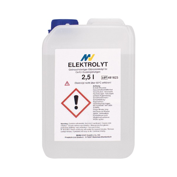 Elektrolyt Glänzflüss. MV  2,5L Kan