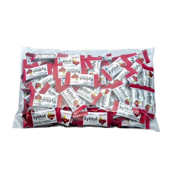 miradent Xylitol Gum Cranberry  100x2St