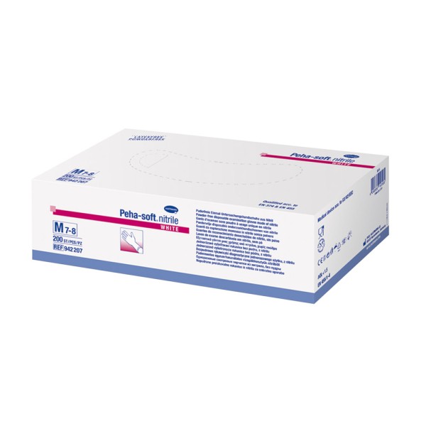 Peha-Soft Nitrile white pdfr Gr.XS 200St