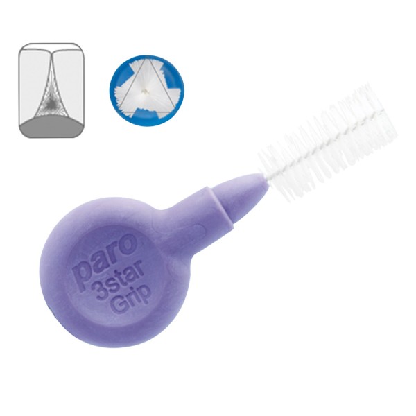 Paro Isola 3Star Grip violett 5,0mm 4St