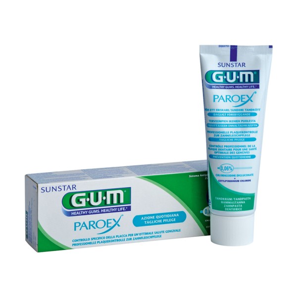 GUM Paroex Zahnpasta 0,06 CHX 6x75ml