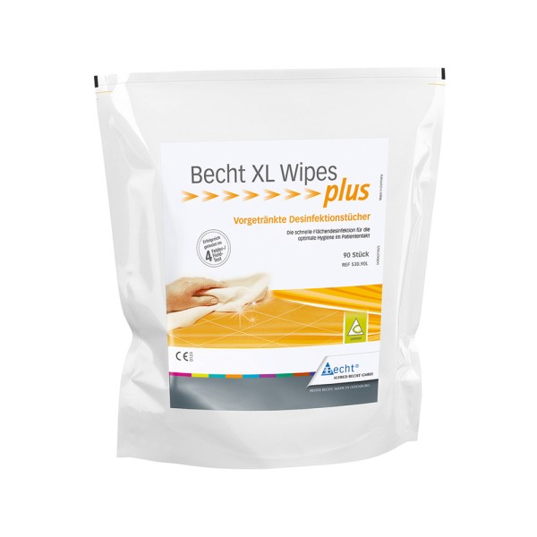 Becht XL Wipes plus lemon Beutel