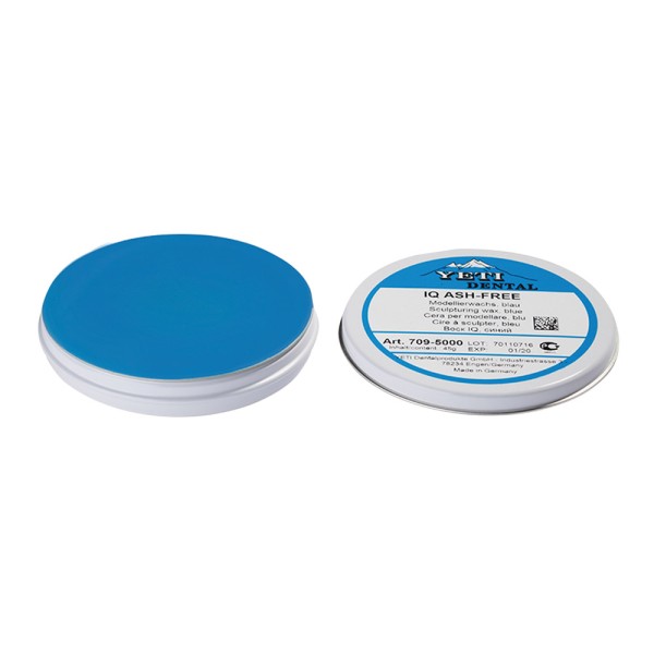 IQ Modellierwachs ash-free blau 45g Ds