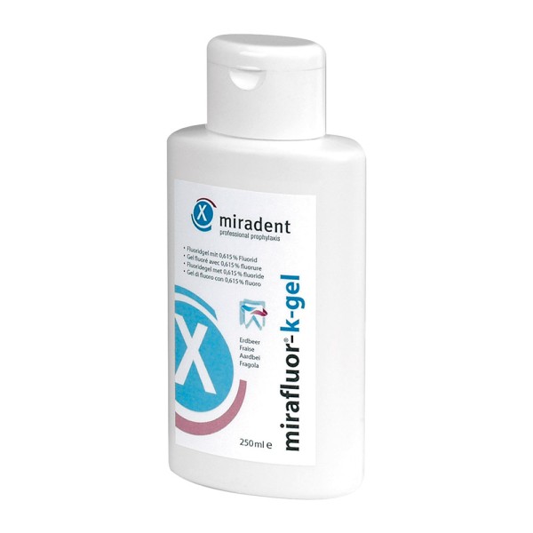 mirafluor K-Gel Erdbeer  250ml