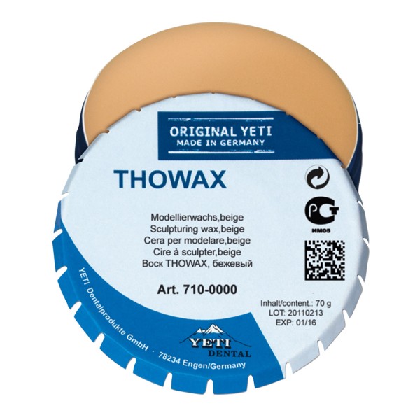 Thowax Modellierwachs beige  70g