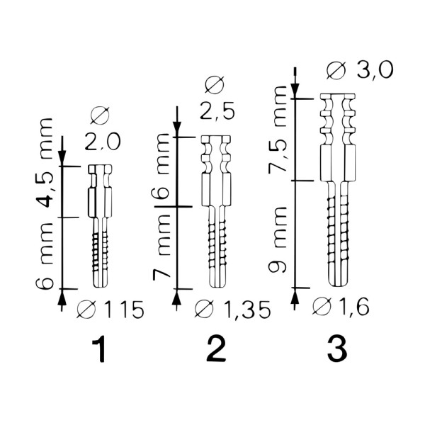 Radix Anker Titan lang 310Ct/1  Set