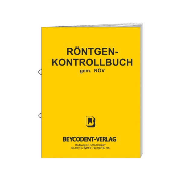 Röntgenkontrollbuch 12100001  St