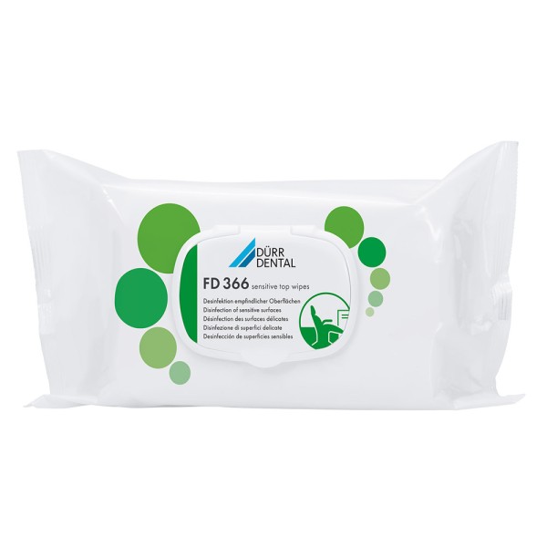 FD 366 sensitive top wipes 50St Softpack