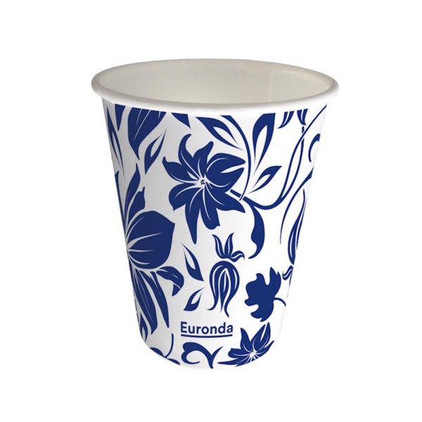 Monoart Becher Flower blau 180ml 1000St