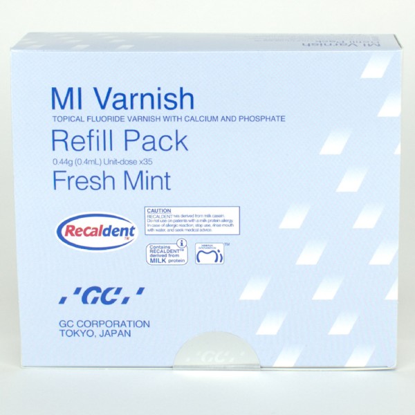 MI Varnish Mint 35x0,4ml/50Bürsten Pa