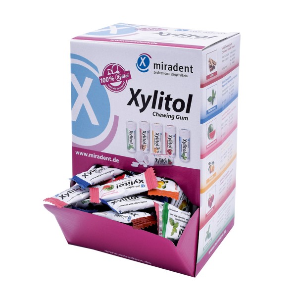 miradent Xylitol Gum 6-F sort. 200St