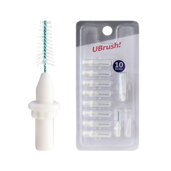 UBrush Bürsten weiß 1,0mm konisch  10St