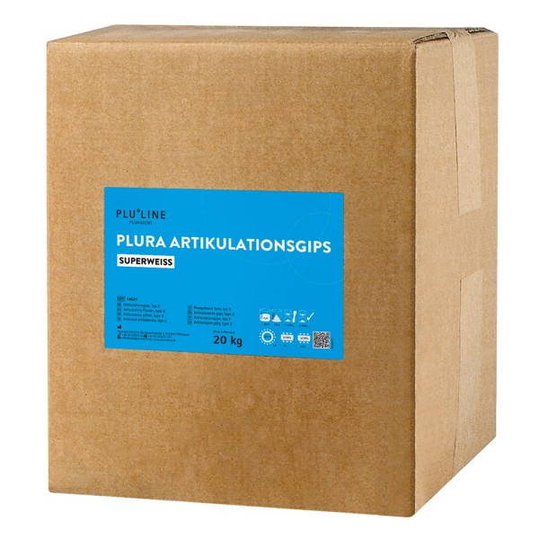 PLURA ARTIKULATIONSGIPS weiß, 20kg Krt