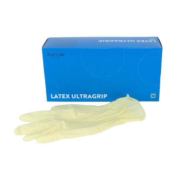 PLULINE LATEX ULTRAGRIP Gr.M pdf.,100St