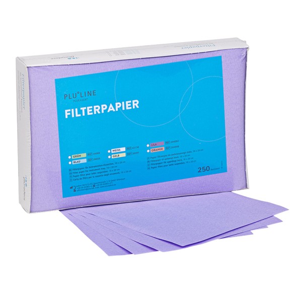 PLULINE FILTERPAPIER 18x28cm lila, 250St