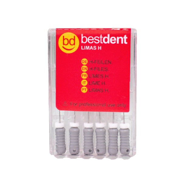 H-Files N.08 21mm Bestdent  6St