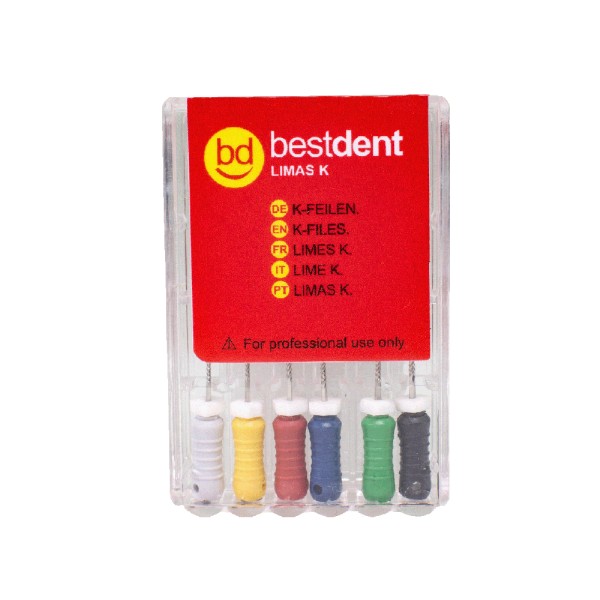 K-Files N.15-40 21mm Bestdent  6St