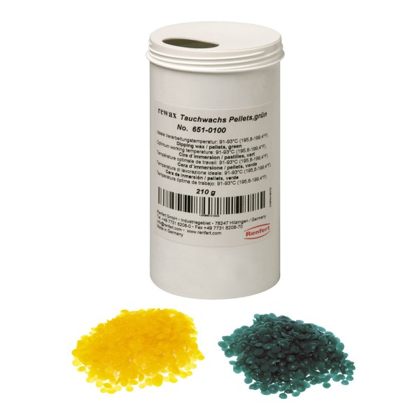 Rewax Tauchwachs Pellets gelb  210g