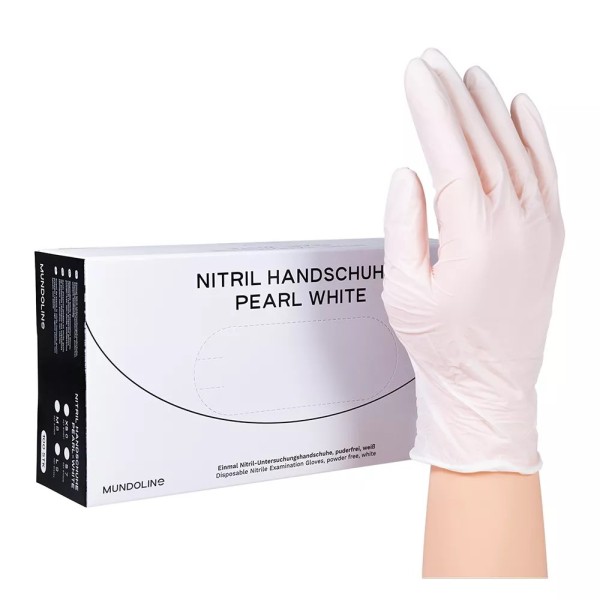MUNDO NITRILHANDSCHUHE PEARL WHITE XS