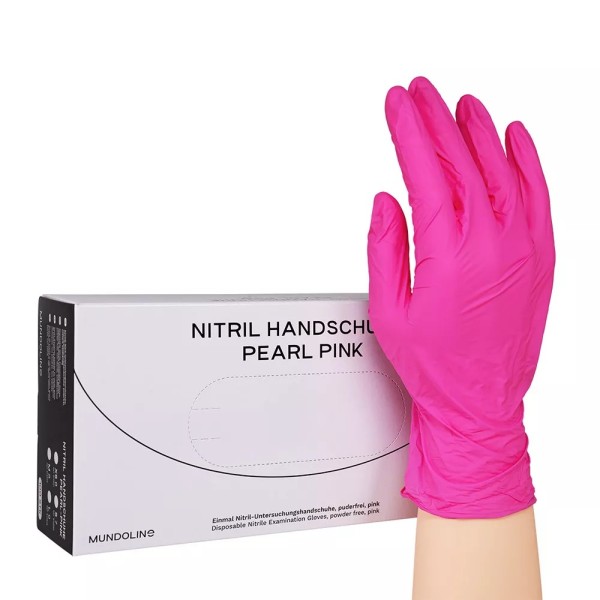 MUNDO NITRILHANDSCHUHE PEARL PINK XS