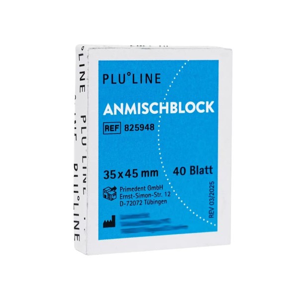 PLULINE ANMISCHBLOCK 35x45mm, 40 Bl