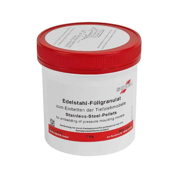 Edelstahl-Füllgranulat 1Kg