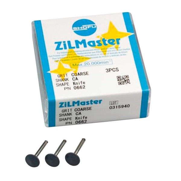 ZiLMaster Coarse CA Knife 3St